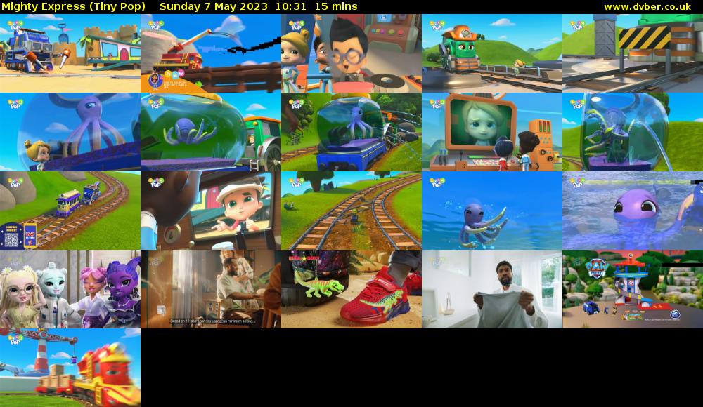 Mighty Express (Tiny Pop) Sunday 7 May 2023 10:31 - 10:46