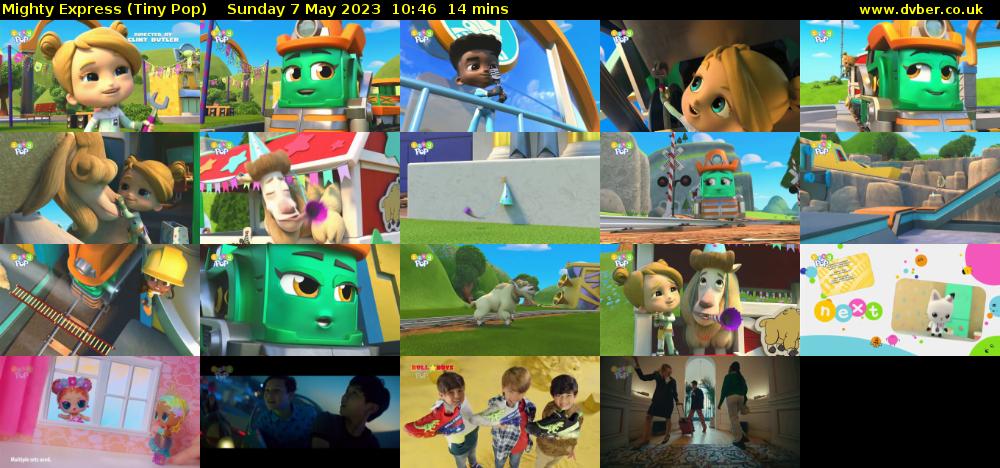 Mighty Express (Tiny Pop) Sunday 7 May 2023 10:46 - 11:00
