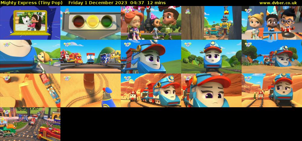 Mighty Express (Tiny Pop) Friday 1 December 2023 04:37 - 04:49
