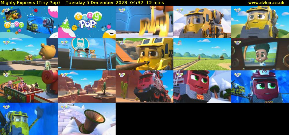 Mighty Express (Tiny Pop) Tuesday 5 December 2023 04:37 - 04:49