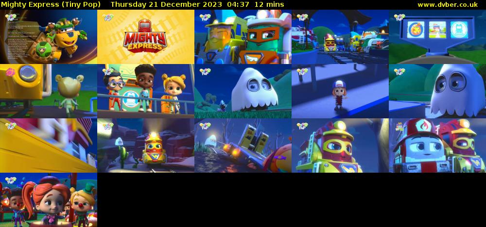 Mighty Express (Tiny Pop) Thursday 21 December 2023 04:37 - 04:49