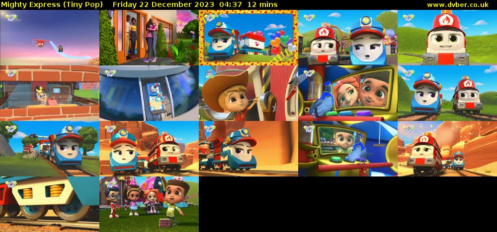 Mighty Express (Tiny Pop) Friday 22 December 2023 04:37 - 04:49
