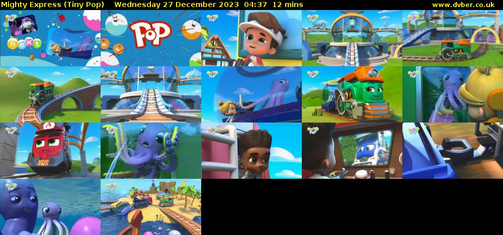 Mighty Express (Tiny Pop) Wednesday 27 December 2023 04:37 - 04:49