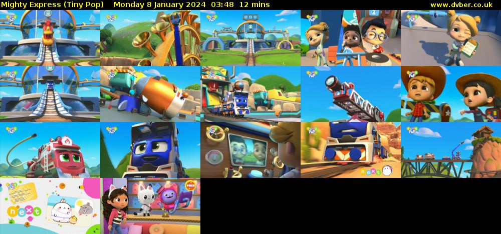 Mighty Express (Tiny Pop) Monday 8 January 2024 03:48 - 04:00
