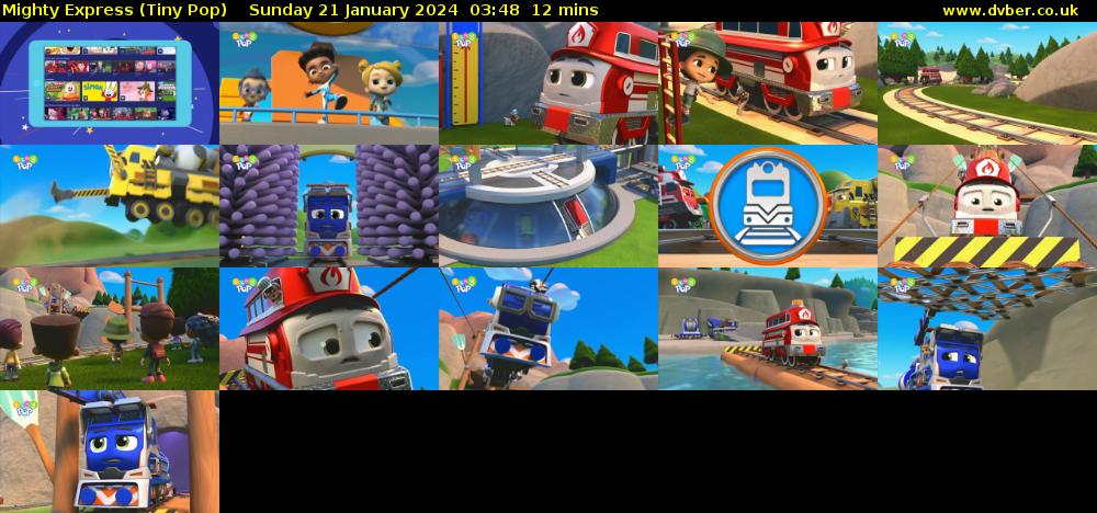 Mighty Express (Tiny Pop) Sunday 21 January 2024 03:48 - 04:00