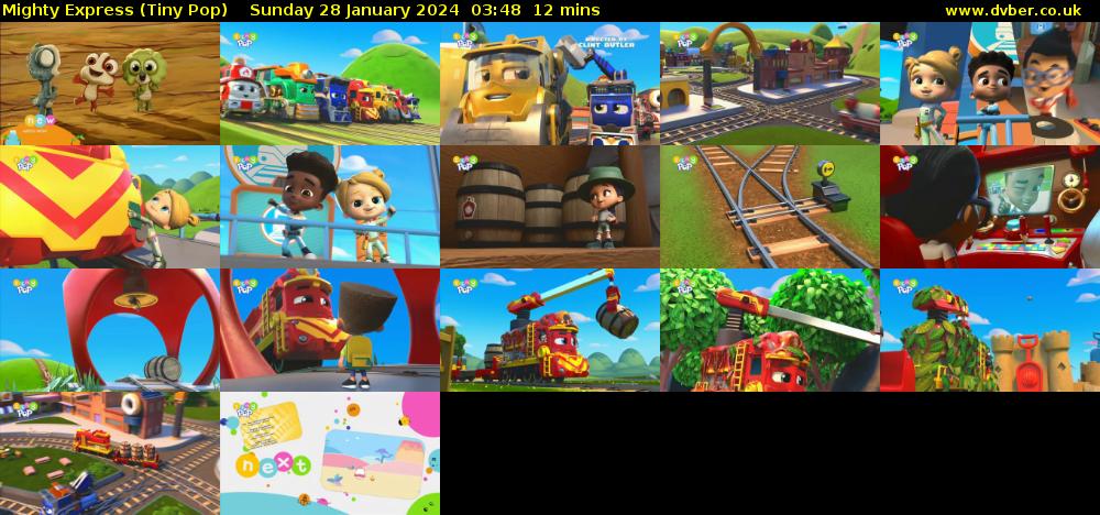 Mighty Express (Tiny Pop) Sunday 28 January 2024 03:48 - 04:00