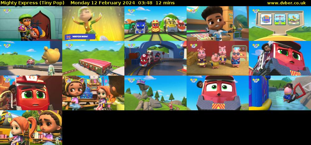 Mighty Express (Tiny Pop) Monday 12 February 2024 03:48 - 04:00
