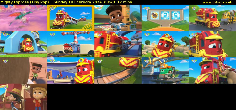 Mighty Express (Tiny Pop) Sunday 18 February 2024 03:48 - 04:00