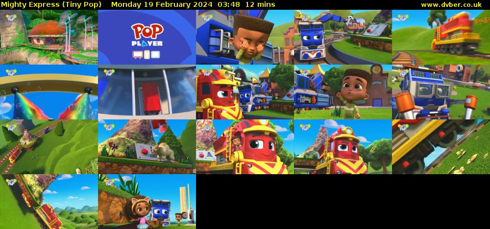 Mighty Express (Tiny Pop) Monday 19 February 2024 03:48 - 04:00