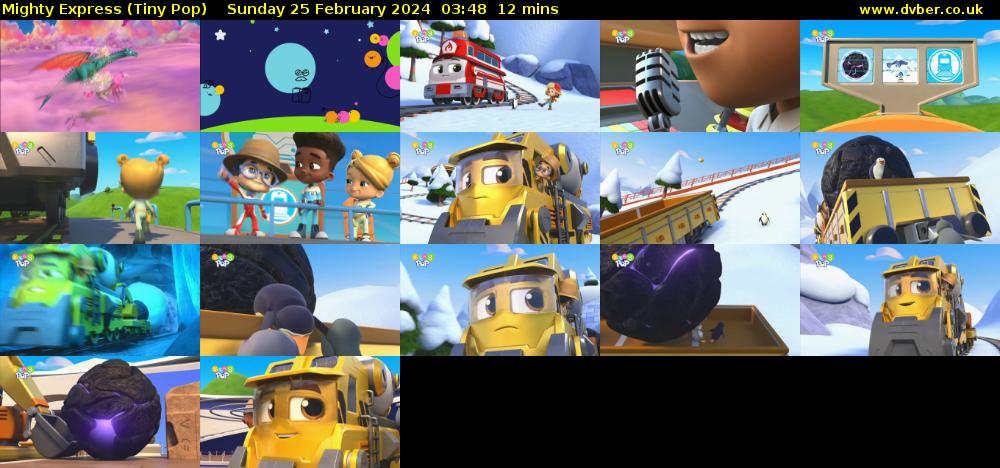 Mighty Express (Tiny Pop) Sunday 25 February 2024 03:48 - 04:00