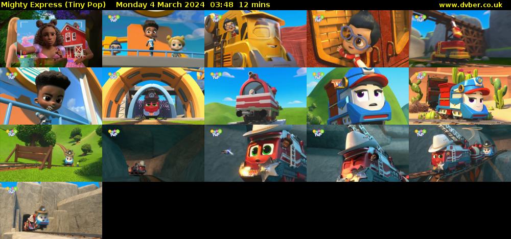 Mighty Express (Tiny Pop) Monday 4 March 2024 03:48 - 04:00