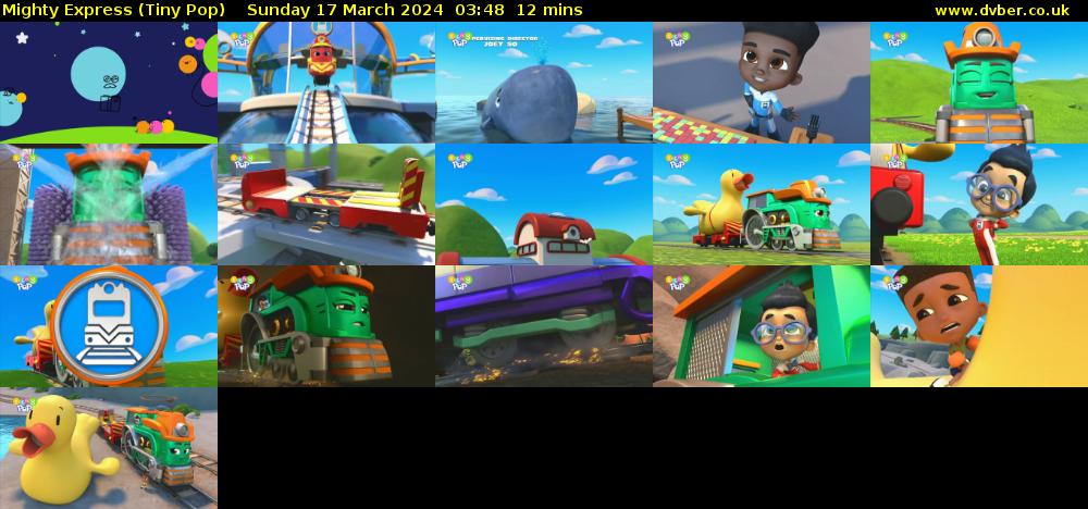 Mighty Express (Tiny Pop) Sunday 17 March 2024 03:48 - 04:00
