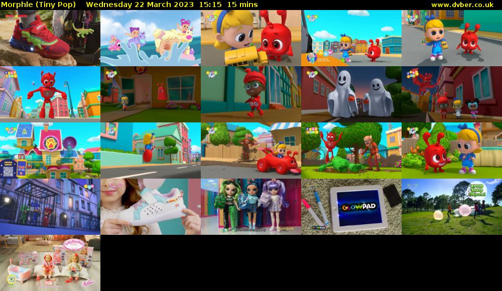 Morphle (Tiny Pop) Wednesday 22 March 2023 15:15 - 15:30