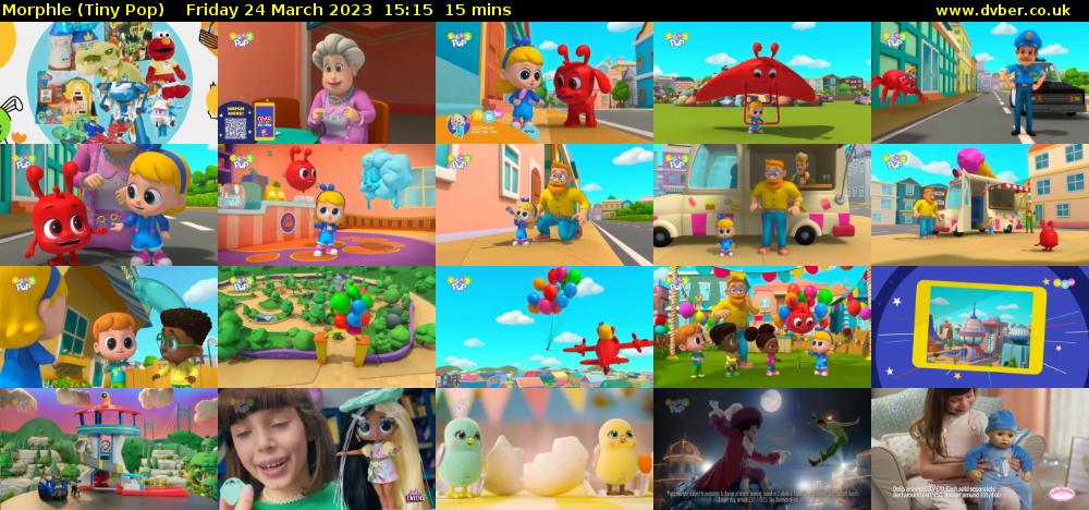 Morphle (Tiny Pop) Friday 24 March 2023 15:15 - 15:30