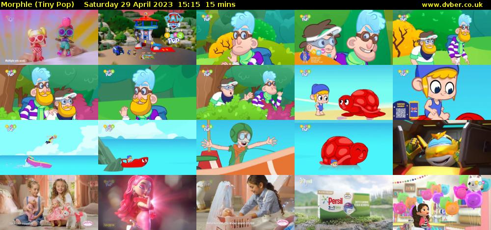 Morphle (Tiny Pop) Saturday 29 April 2023 15:15 - 15:30