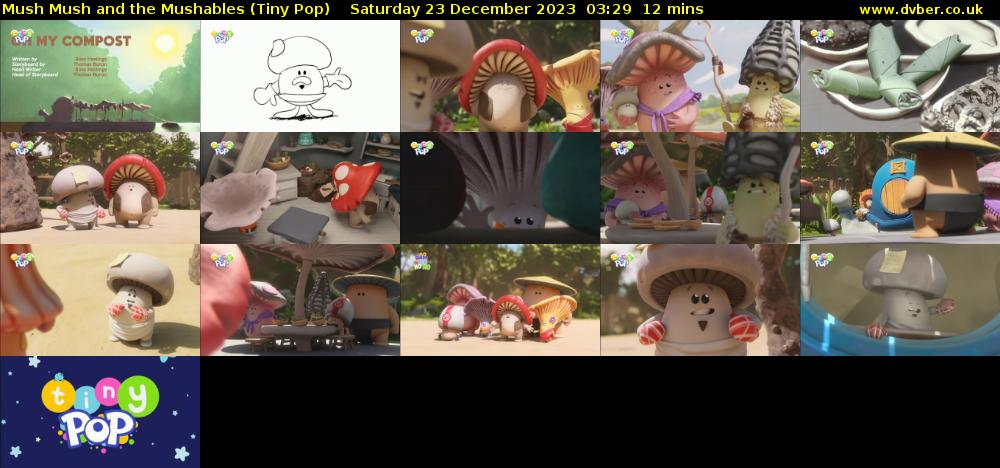 Mush Mush and the Mushables (Tiny Pop) Saturday 23 December 2023 03:29 - 03:41