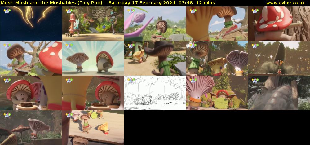Mush Mush and the Mushables (Tiny Pop) Saturday 17 February 2024 03:48 - 04:00