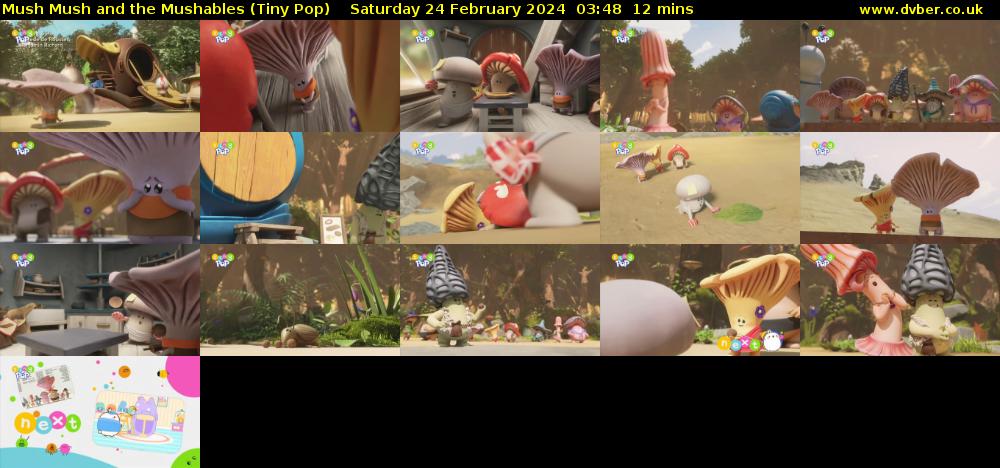 Mush Mush and the Mushables (Tiny Pop) Saturday 24 February 2024 03:48 - 04:00