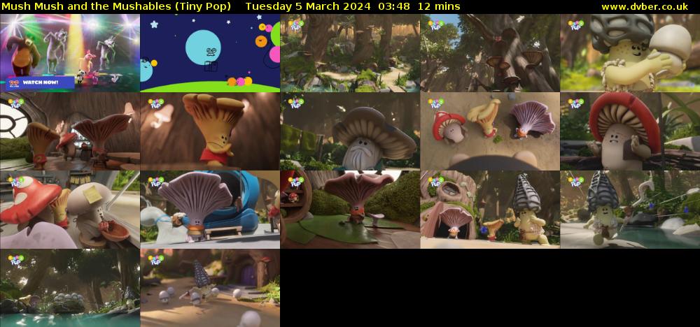 Mush Mush and the Mushables (Tiny Pop) Tuesday 5 March 2024 03:48 - 04:00