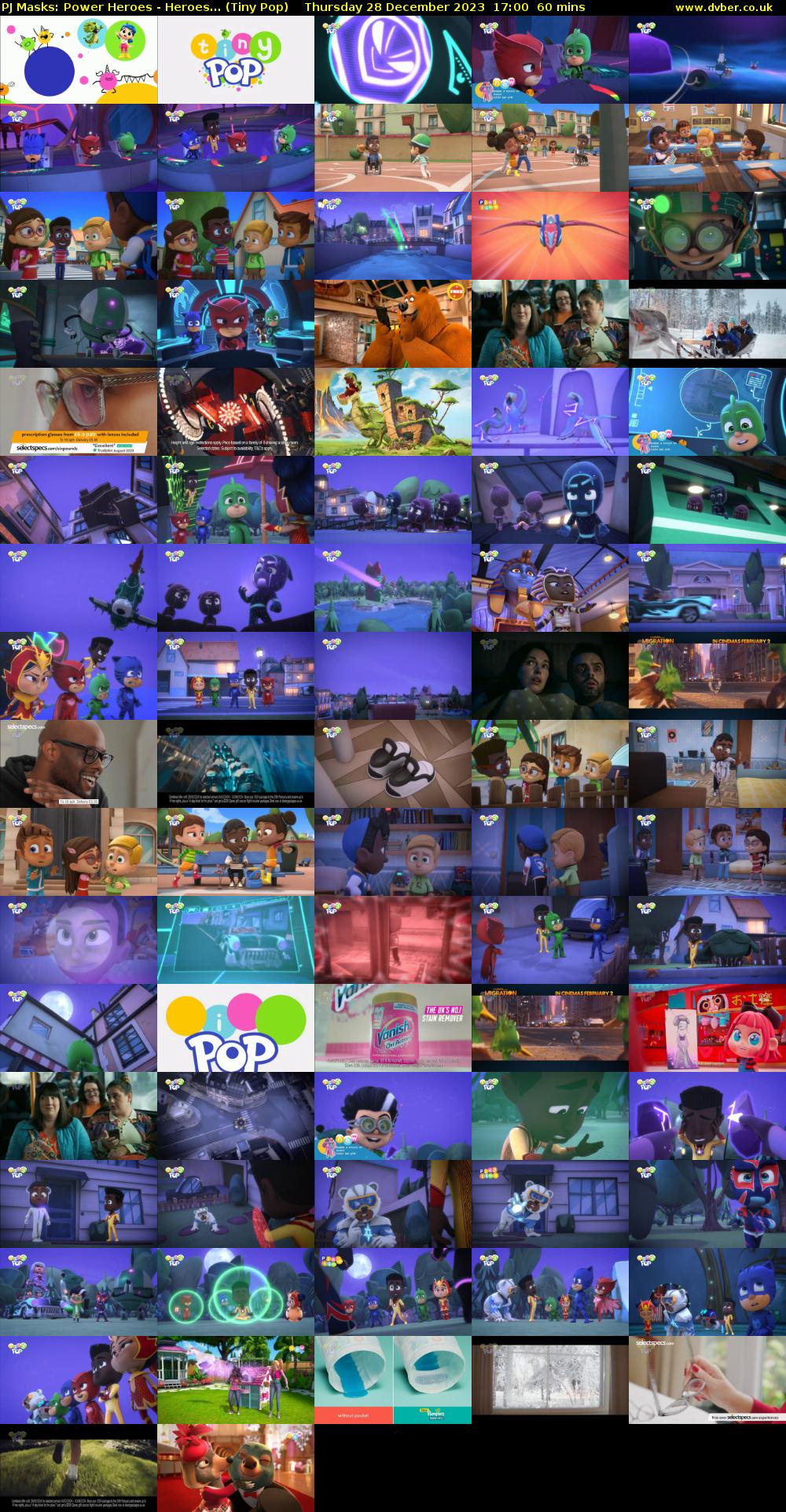 PJ Masks: Power Heroes - Heroes... (Tiny Pop) Thursday 28 December 2023 17:00 - 18:00
