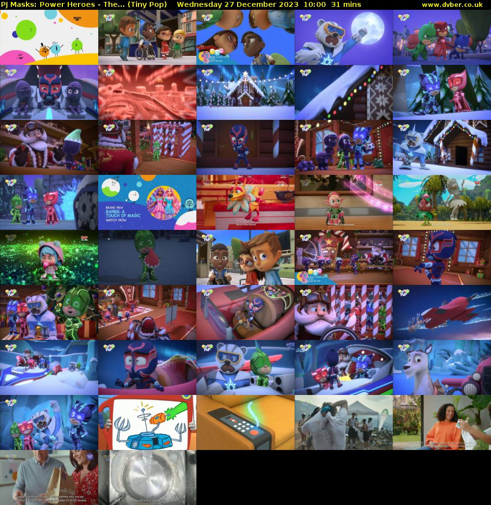 PJ Masks: Power Heroes - The... (Tiny Pop) Wednesday 27 December 2023 10:00 - 10:31