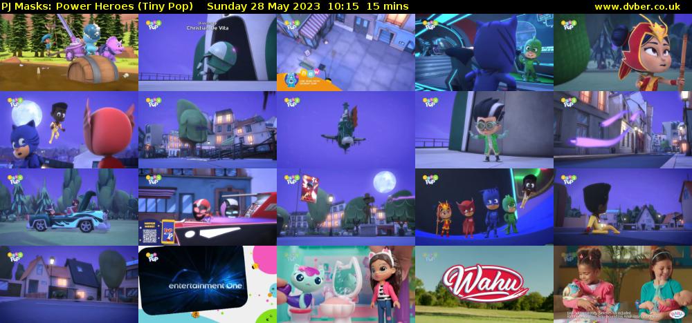 PJ Masks: Power Heroes (Tiny Pop) Sunday 28 May 2023 10:15 - 10:30