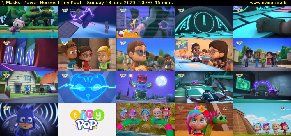 PJ Masks: Power Heroes (Tiny Pop) Sunday 18 June 2023 10:00 - 10:15
