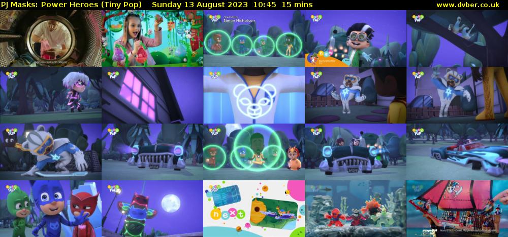 PJ Masks: Power Heroes (Tiny Pop) Sunday 13 August 2023 10:45 - 11:00