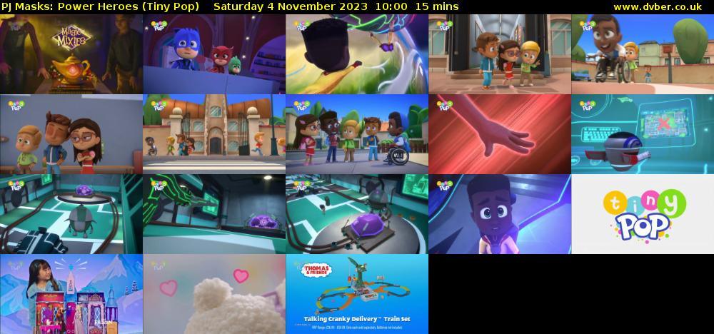 PJ Masks: Power Heroes (Tiny Pop) Saturday 4 November 2023 10:00 - 10:15