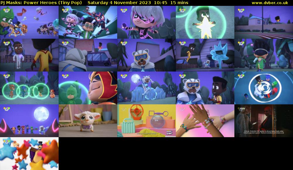 PJ Masks: Power Heroes (Tiny Pop) Saturday 4 November 2023 10:45 - 11:00