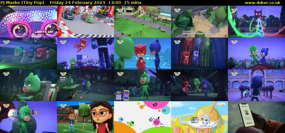 PJ Masks (Tiny Pop) Friday 24 February 2023 13:00 - 13:15