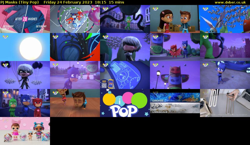 PJ Masks (Tiny Pop) Friday 24 February 2023 18:15 - 18:30