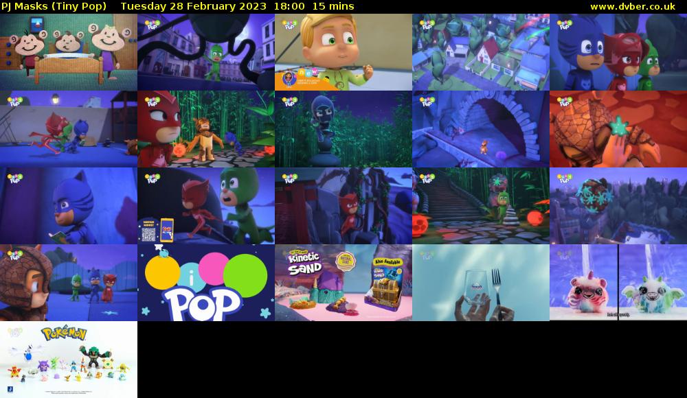 PJ Masks (Tiny Pop) Tuesday 28 February 2023 18:00 - 18:15