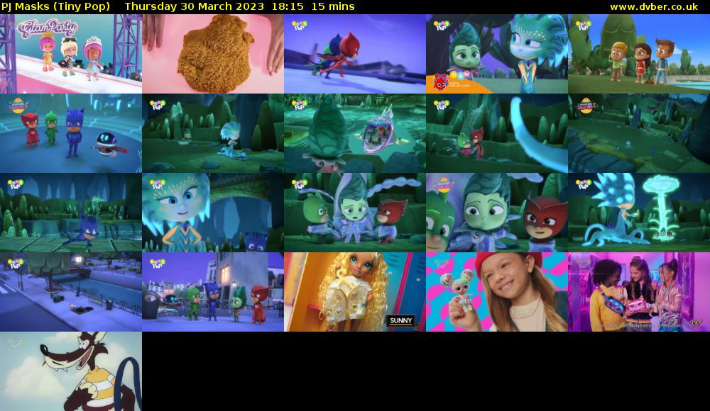 PJ Masks (Tiny Pop) Thursday 30 March 2023 18:15 - 18:30