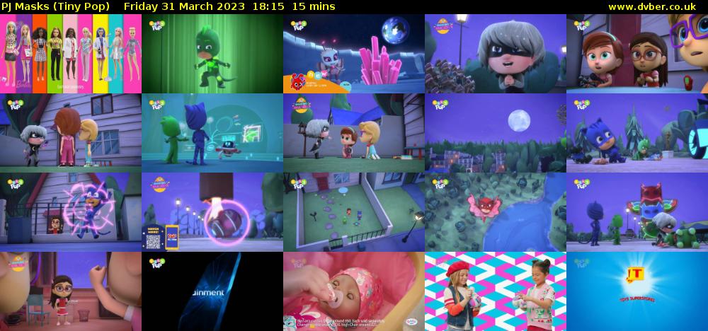 PJ Masks (Tiny Pop) Friday 31 March 2023 18:15 - 18:30