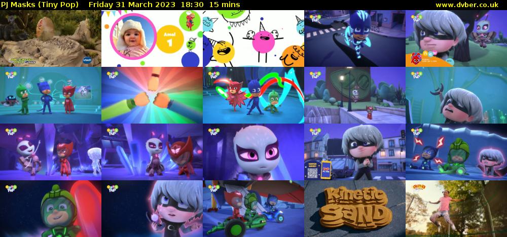 PJ Masks (Tiny Pop) Friday 31 March 2023 18:30 - 18:45
