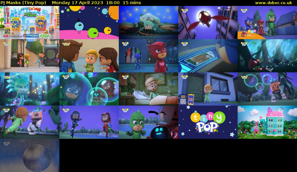 PJ Masks (Tiny Pop) Monday 17 April 2023 18:00 - 18:15