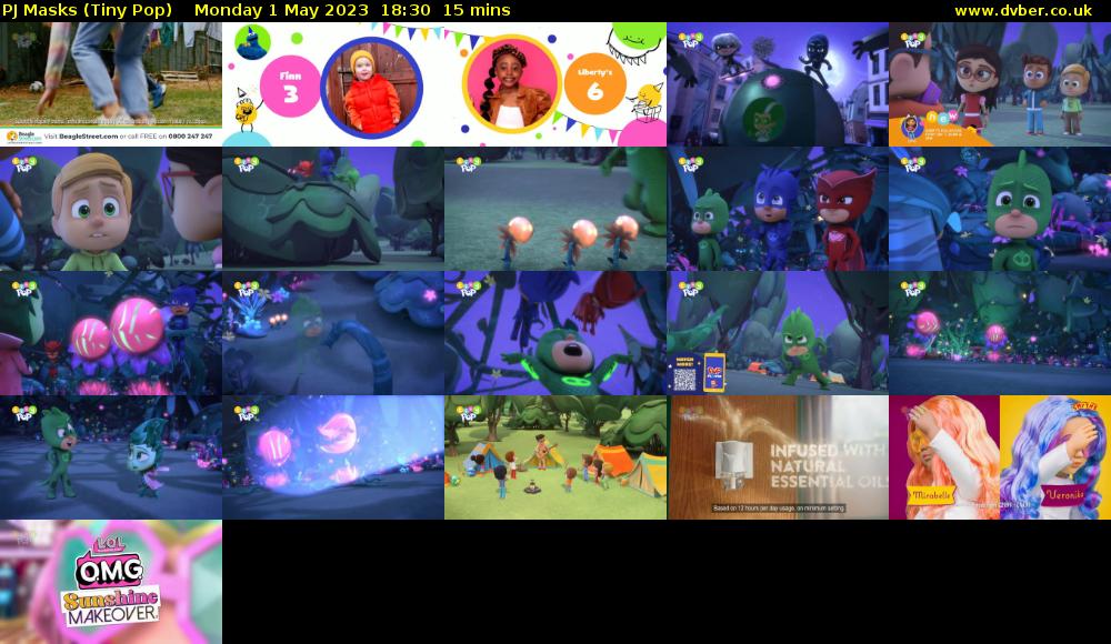 PJ Masks (Tiny Pop) Monday 1 May 2023 18:30 - 18:45