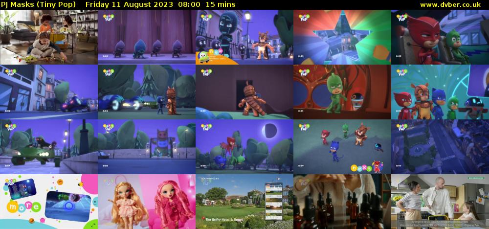 PJ Masks (Tiny Pop) Friday 11 August 2023 08:00 - 08:15