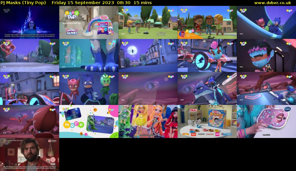 PJ Masks (Tiny Pop) Friday 15 September 2023 08:30 - 08:45