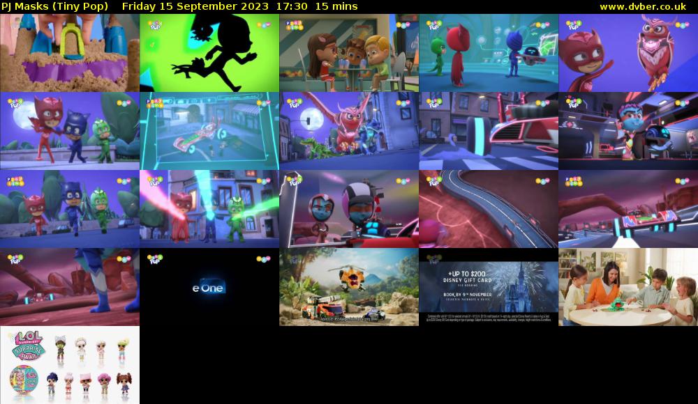 PJ Masks (Tiny Pop) Friday 15 September 2023 17:30 - 17:45