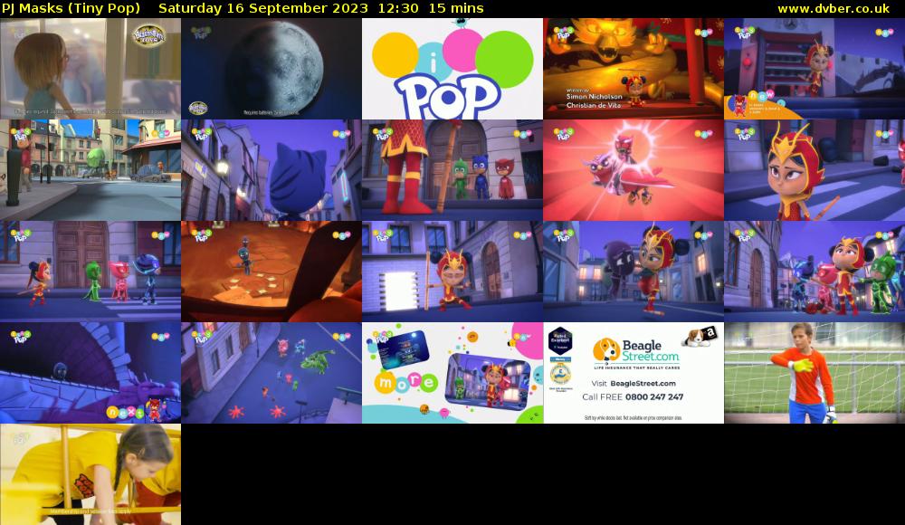 PJ Masks (Tiny Pop) Saturday 16 September 2023 12:30 - 12:45