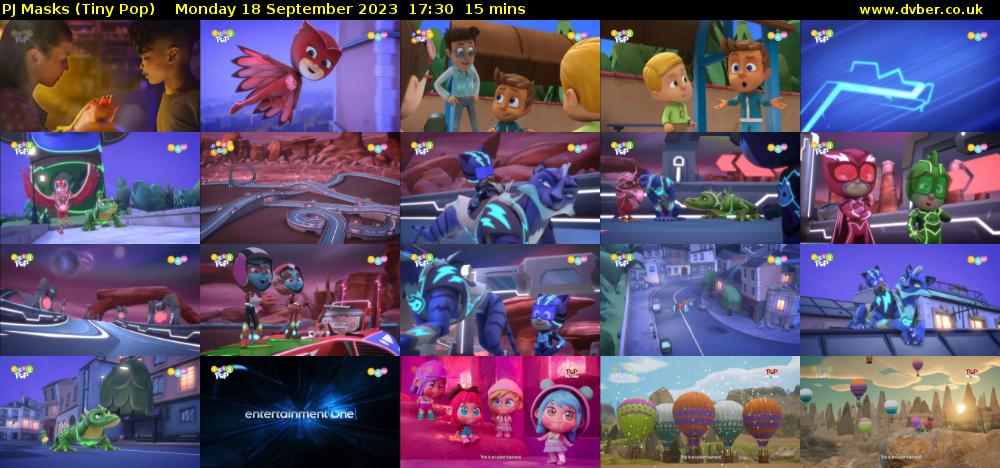 PJ Masks (Tiny Pop) Monday 18 September 2023 17:30 - 17:45
