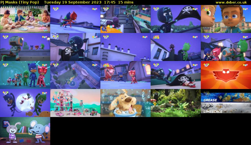 PJ Masks (Tiny Pop) Tuesday 19 September 2023 17:45 - 18:00