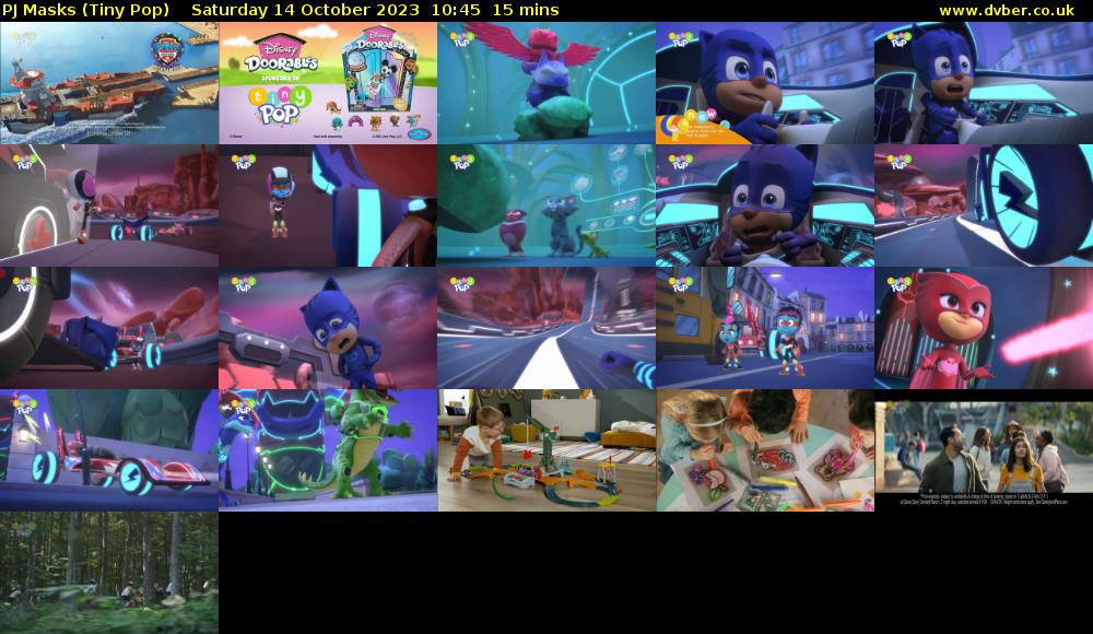 PJ Masks (Tiny Pop) Saturday 14 October 2023 10:45 - 11:00