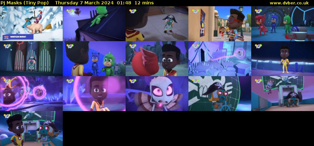 PJ Masks (Tiny Pop) Thursday 7 March 2024 01:48 - 02:00
