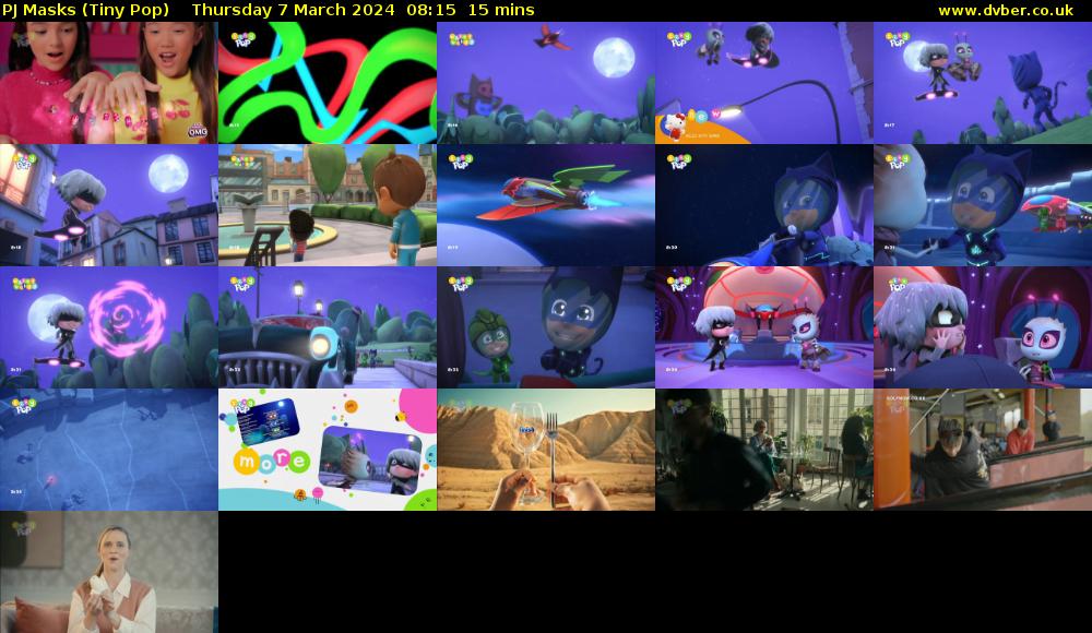 PJ Masks (Tiny Pop) Thursday 7 March 2024 08:15 - 08:30