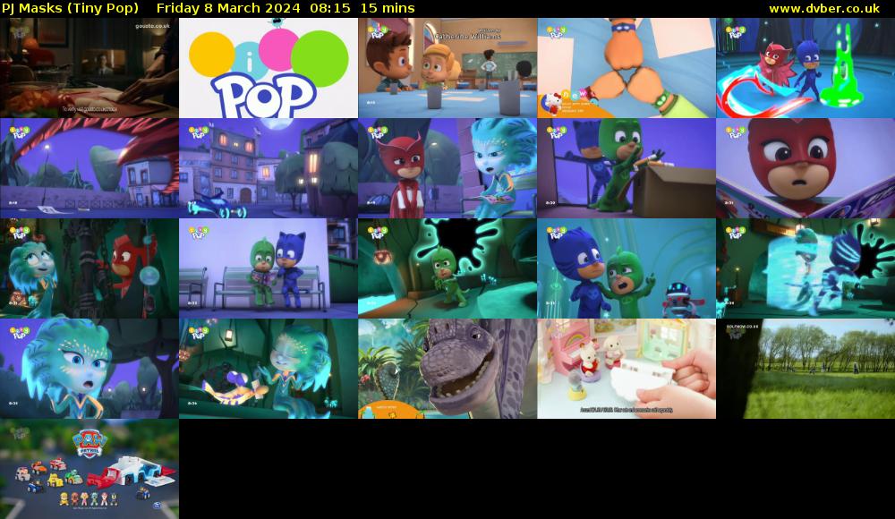 PJ Masks (Tiny Pop) Friday 8 March 2024 08:15 - 08:30
