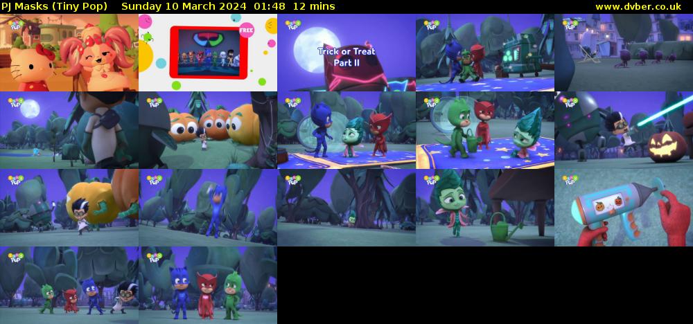 PJ Masks (Tiny Pop) Sunday 10 March 2024 01:48 - 02:00