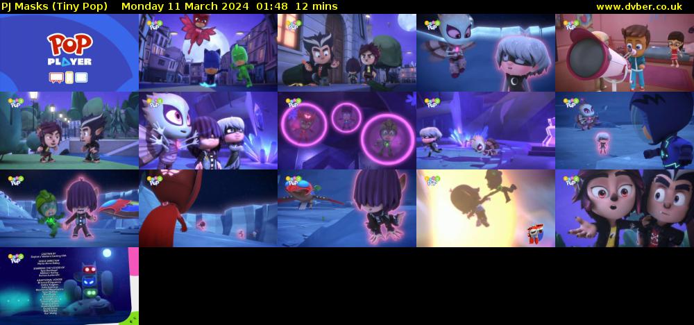 PJ Masks (Tiny Pop) Monday 11 March 2024 01:48 - 02:00